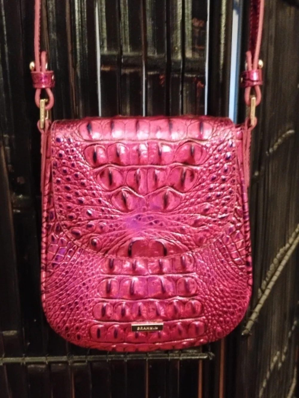 Brahmin Voltage Violet Crossbody Bag